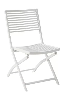 CASA Jesse Silla Plegable Blanco, Beis| Sillas De Jardín