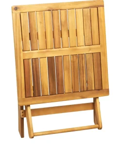 CASA Joshua Mesa Plegable Marron| Mesas De Jardín