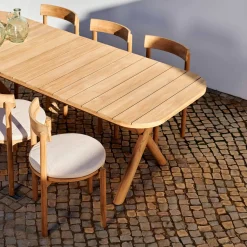 CASA Jules Conjunto De Jardín Con Cojines Beige| Conjuntos De Jardín