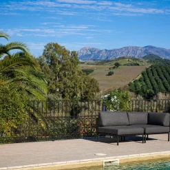 CASA Jumbo Silla Esquinera Negro| Conjuntos Lounge