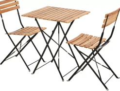 CASA Kapas Silla Plegable Natural| Sillas De Jardín