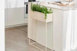CASA Largo Macetero Crema| Soportes Para Plantas