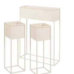 CASA Largo Macetero Crema| Soportes Para Plantas