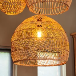 CASA Lewis Pantalla Natural| Lamparas Colgantes