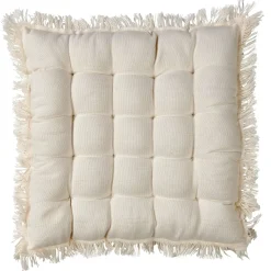CASA Lia Cojin De Asiento Blanco| Cojines De Asiento