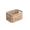 CASA Ligno Cajita Natural| Cajas De Almacenamiento