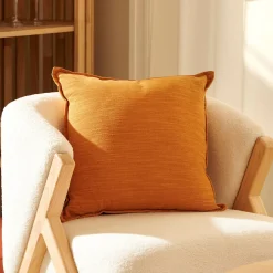 CASA Linne Cojin Marron| Cojines