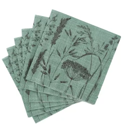 CASA Lolium Green Paquete De 20 Servilletas Verde| Servilletas