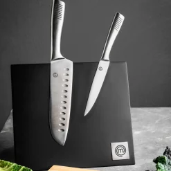 CASA Masterchef Bloque P/ Cuchillos Magnetico Negro| Accesorios De Cocina