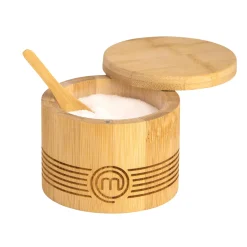 CASA Masterchef Bote Para Sal Con Cuchara Natural| Instrumentos De Cocina