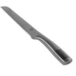 CASA Masterchef Cuchillo De Pan Plateado| Cuchillos De Carne