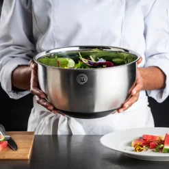 CASA Masterchef Tazon Para Mezclar Plateado| Instrumentos De Cocina