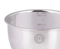 CASA Masterchef Tazon Para Mezclar Plateado| Instrumentos De Cocina