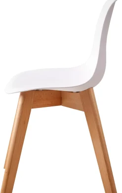 CASA Mathias Silla Para Ninos Blanco, Natural| Muebles Para Niños