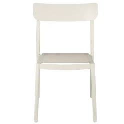 CASA Mavas Silla Apilable Blanco| Sillas De Jardín