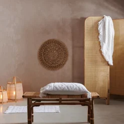 CASA Maya Lampara De Mesa Natural| Lamparas De Mesa