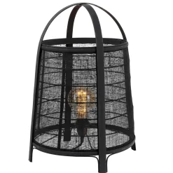 CASA Maya Lampara De Mesa Negro| Lamparas De Mesa