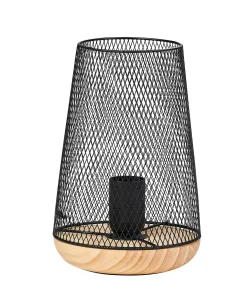 CASA Mesh Lampara De Mesa Negro| Lamparas De Mesa