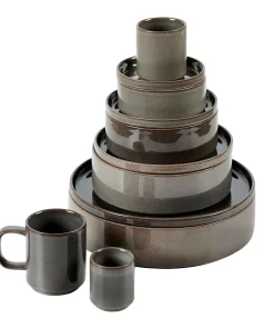 CASA Mineral Graphite Plato Gris| Platos
