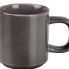 CASA Mineral Graphite Taza Con Asa Gris| Tacitas