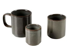 CASA Mineral Graphite Taza De Espresso Gris| Tacitas