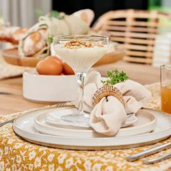 CASA Mineral Marble Plato Blanco| Platos