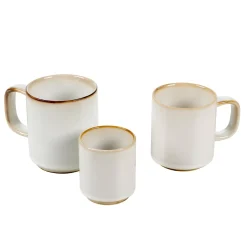 CASA Mineral Marble Taza Con Asa Blanco| Tacitas