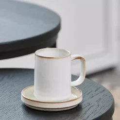 CASA Mineral Marble Taza Con Asa Blanco| Tacitas