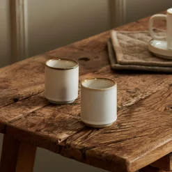 CASA Mineral Marble Taza De Espresso Blanco| Tacitas