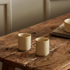 CASA Mineral Sand Taza De Espresso Beis| Tacitas