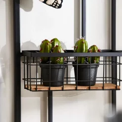 CASA Modular Cesta Negro| Decoracion De Pared