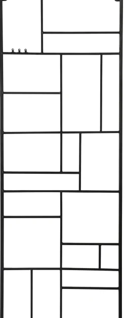 CASA Modular Estanteria De Pared Negro| Estanterías