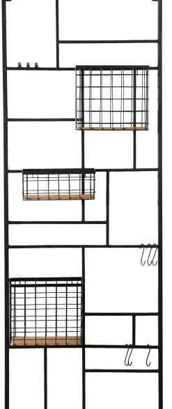 CASA Modular Estanteria De Pared Negro| Estanterías
