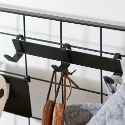 CASA Modular Perchero Con 3 Ganchos Negro| Decoracion De Pared