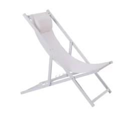CASA Monterey Silla Plegable Blanco| Hamacas De Playa