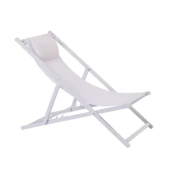 CASA Monterey Silla Plegable Blanco| Hamacas De Playa