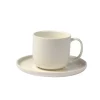 CASA Moon Taza Y Plato Blanco| Tazas