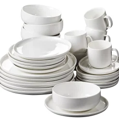 CASA Moon Taza Y Plato Blanco| Tazas