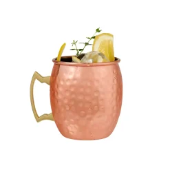 CASA Moscow Mule Vaso Dorado, Cobrizo| Accesorios Coctéles