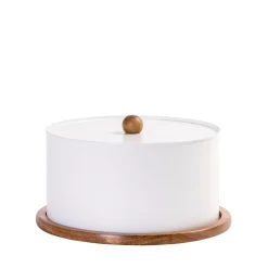 CASA Nagini Fiambrera Para Bizcocho Blanco, Natural| Taperes