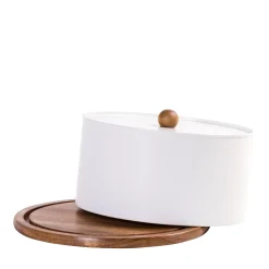CASA Nagini Fiambrera Para Bizcocho Blanco, Natural| Taperes