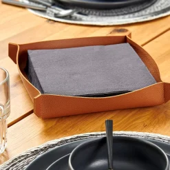 CASA Nappa Servilletero Marron| Soportes De Servilletas