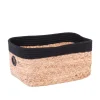 CASA Naturel Cesta De Cajonera Negro, Natural| Cestas De Cajonera