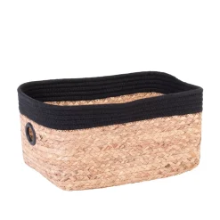 CASA Naturel Cesta De Cajonera Negro, Natural| Cestas De Cajonera