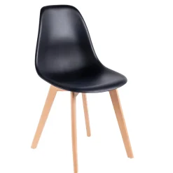 CASA New Mats Silla De Comedor Negro| Sillas De Comedor