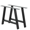 CASA New Oak Patas De Mesa A Negro| Mesa De Comedor