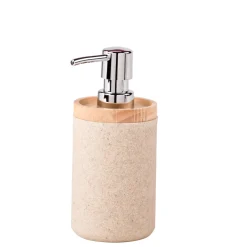 CASA New Resin Dispensador De Jabon Natural| Accesorios De Tocador