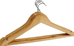 CASA New Wood Perchas Juego De 5 Natural| Perchas