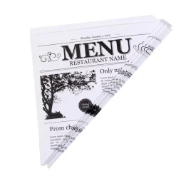 CASA Njam Cucuruchos Juego De 10 Negro, Blanco| Aperitivo Y Tapas