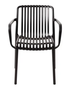 CASA Nomi Silla Negro| Sillas De Jardín